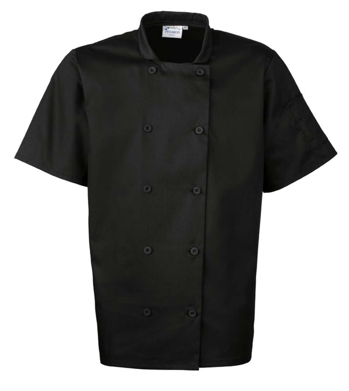 SHORT SLEEVE CHEF'S JACKET - Black - Additional