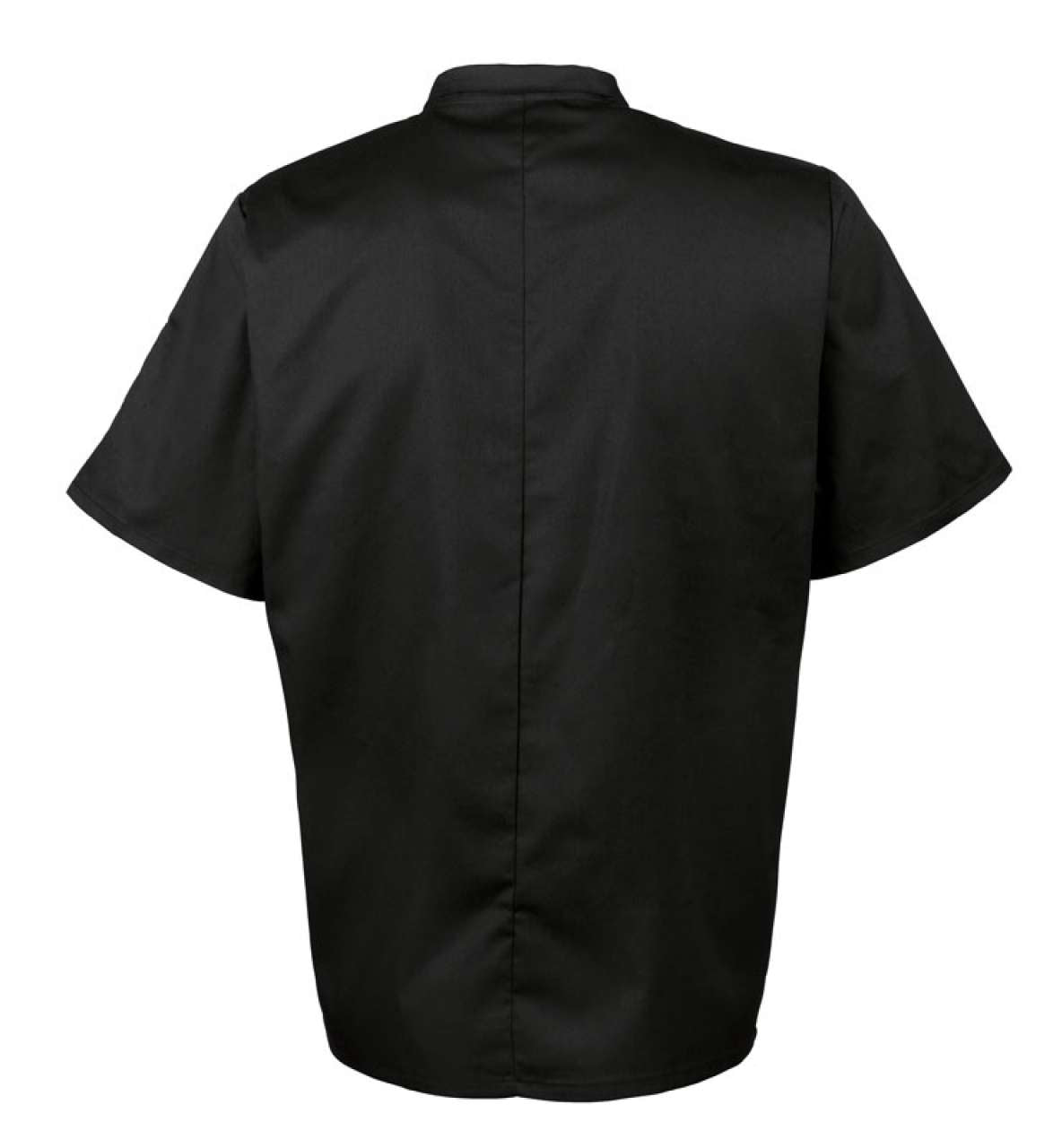 SHORT SLEEVE CHEF'S JACKET - Black - Main