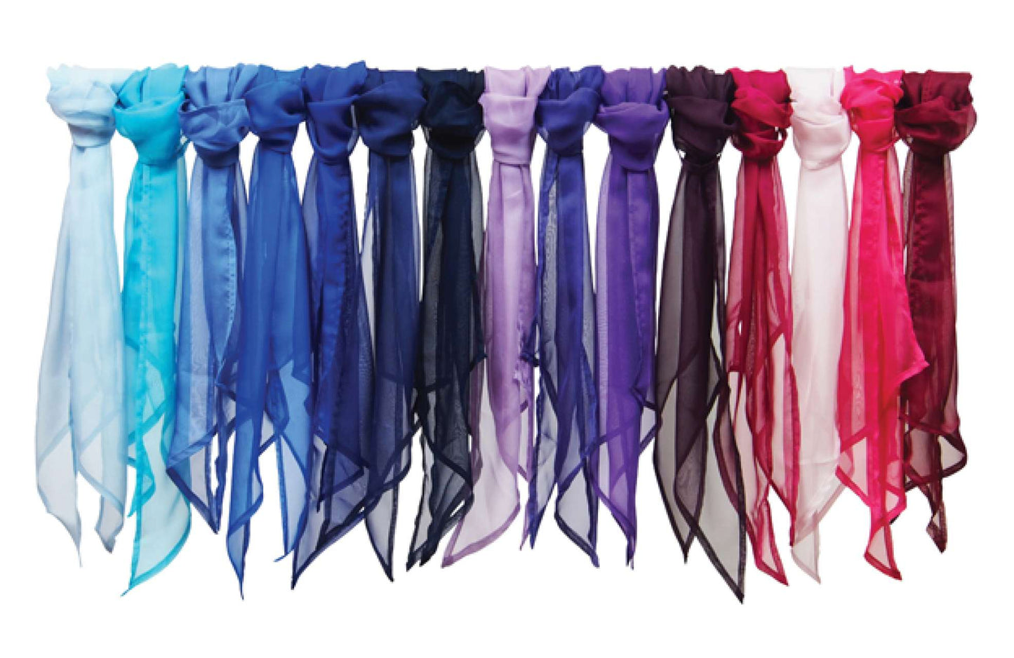'COLOURS COLLECTION' PLAIN CHIFFON SCARF - Sage - Additional