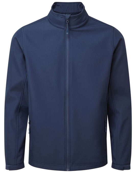 MEN’S WINDCHECKER® PRINTABLE & RECYCLED SOFTSHELL JACKET - Navy - colorimageurl
