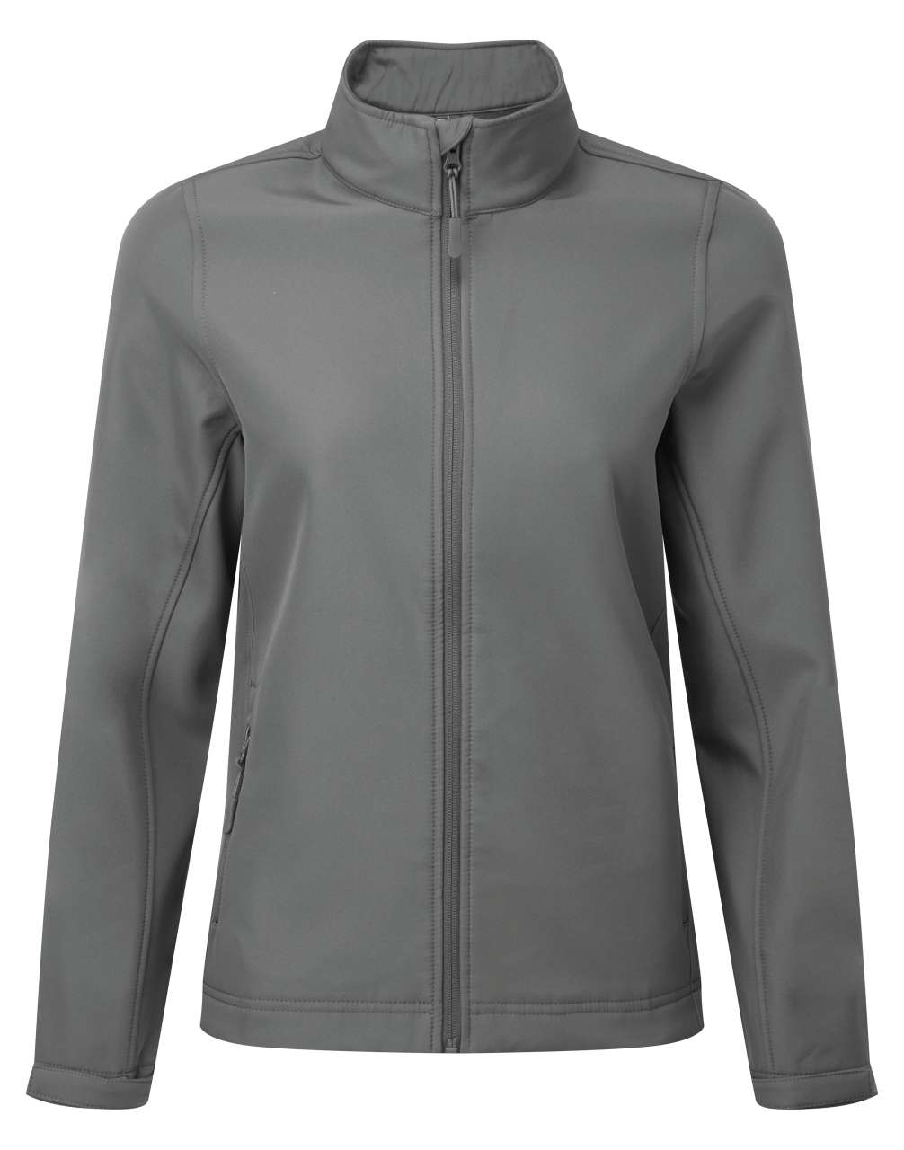 WOMEN’S WINDCHECKER® PRINTABLE & RECYCLED SOFTSHELL JACKET - Dark Grey - colorimageurl