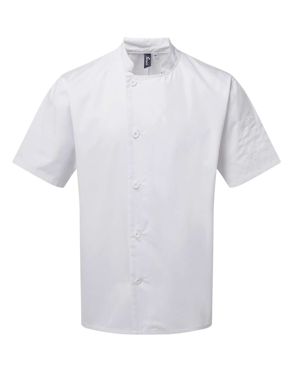 'ESSENTIAL' SHORT SLEEVE CHEF'S JACKET - White - colorimageurl