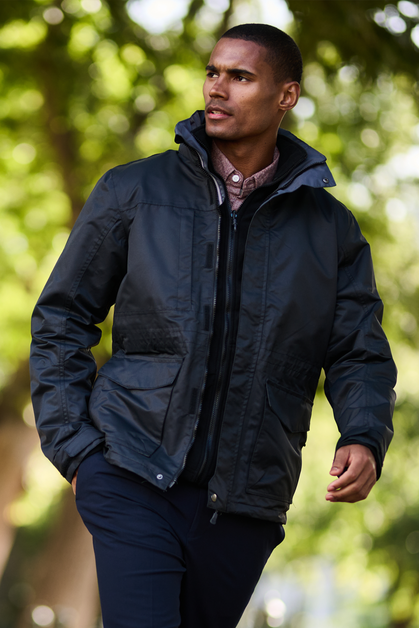 MEN'S BENSON III - BREATHABLE 3 IN 1 JACKET - Black/Black - modelimageurl