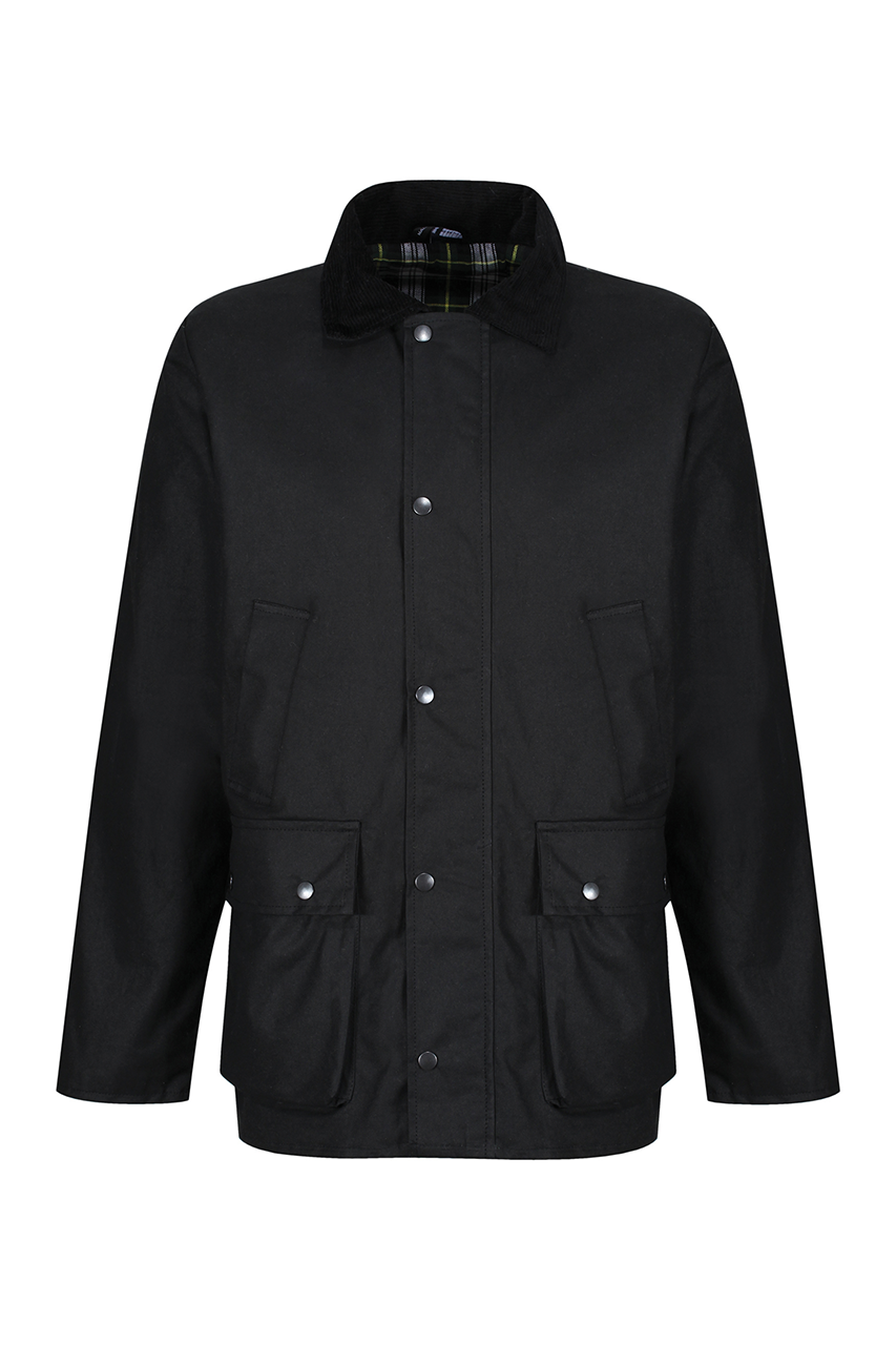 BANBURY WAX JACKET - Black - Model
