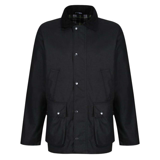 BANBURY WAX JACKET - Black - Main