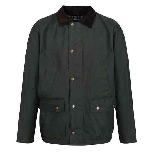 BANBURY WAX JACKET - Dark Khaki - Main