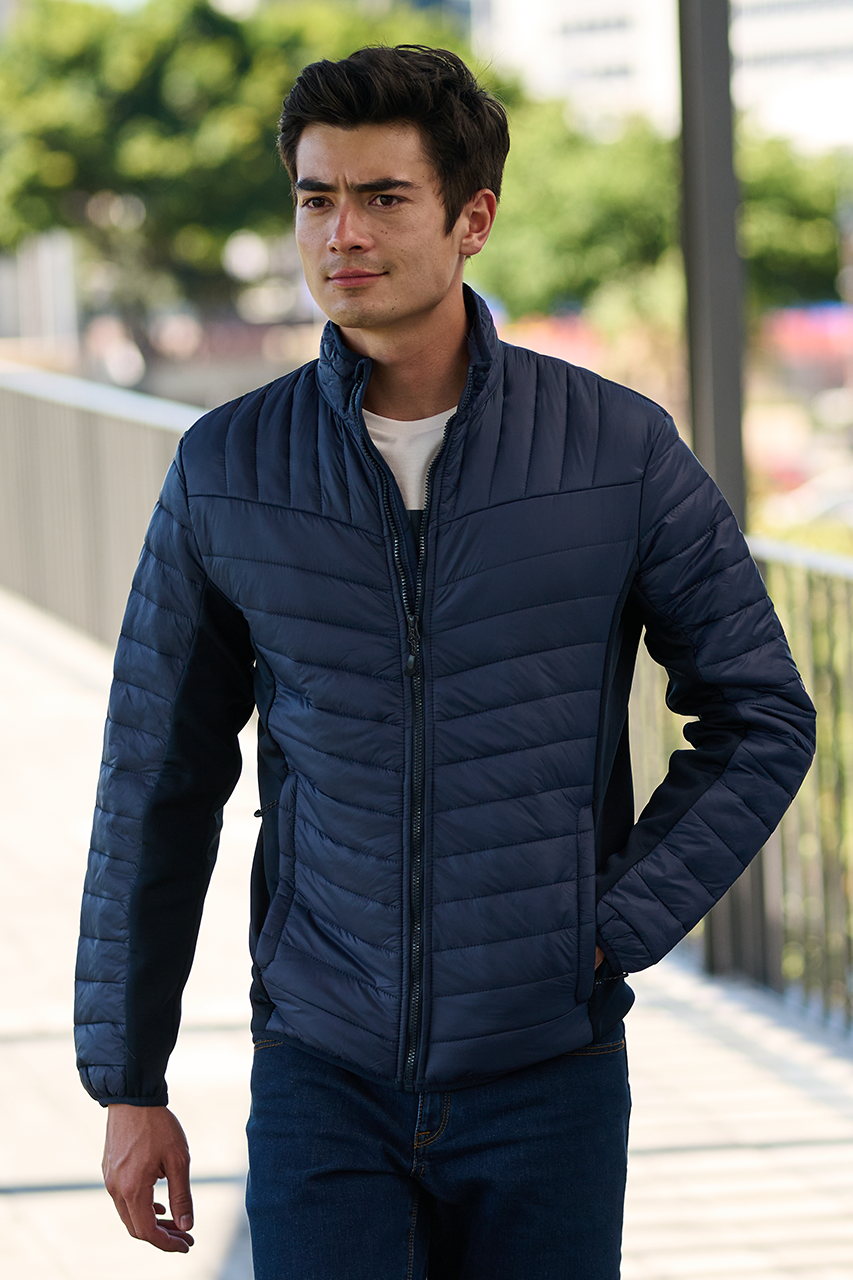 TOURER HYBRID JACKET - Seal Grey/Black - modelimageurl