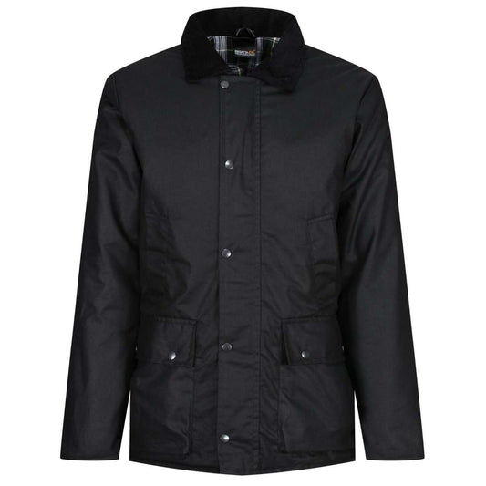 PENSFORD INSULATED WAX JACKET - Black - colorimageurl