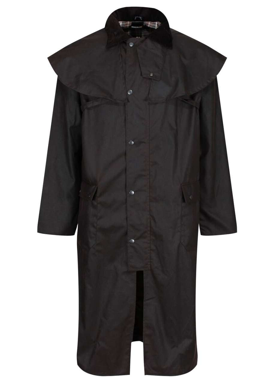 CRANBROOK WAX JACKET - Black - modelimageurl