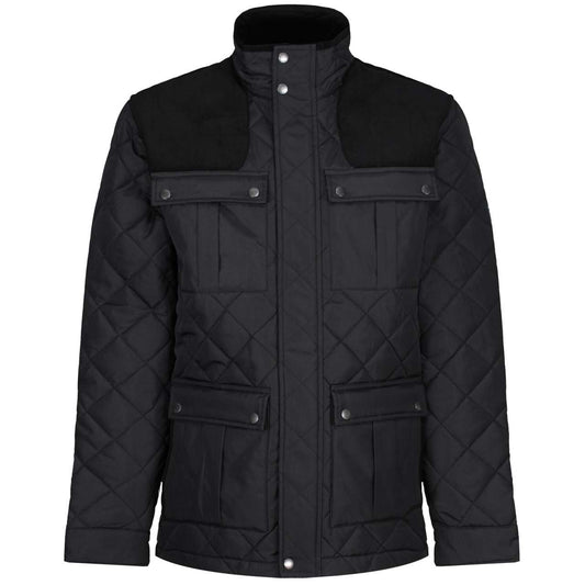 PADBURY QUILTED JACKET - Black - colorimageurl