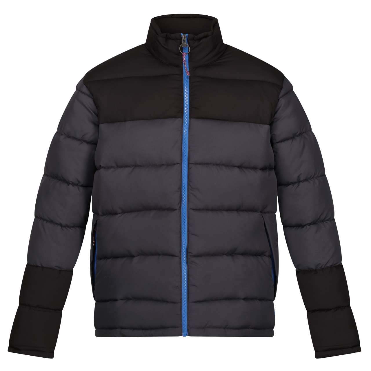 VINTAGE PUFFER JACKET - Seal Grey/Black - colorimageurl