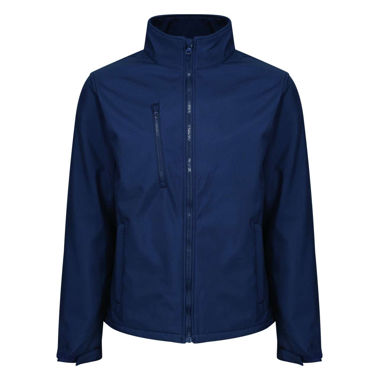 ABLAZE 3 LAYER PRINTABLE SOFTSHELL JACKET - Navy/Navy - colorimageurl