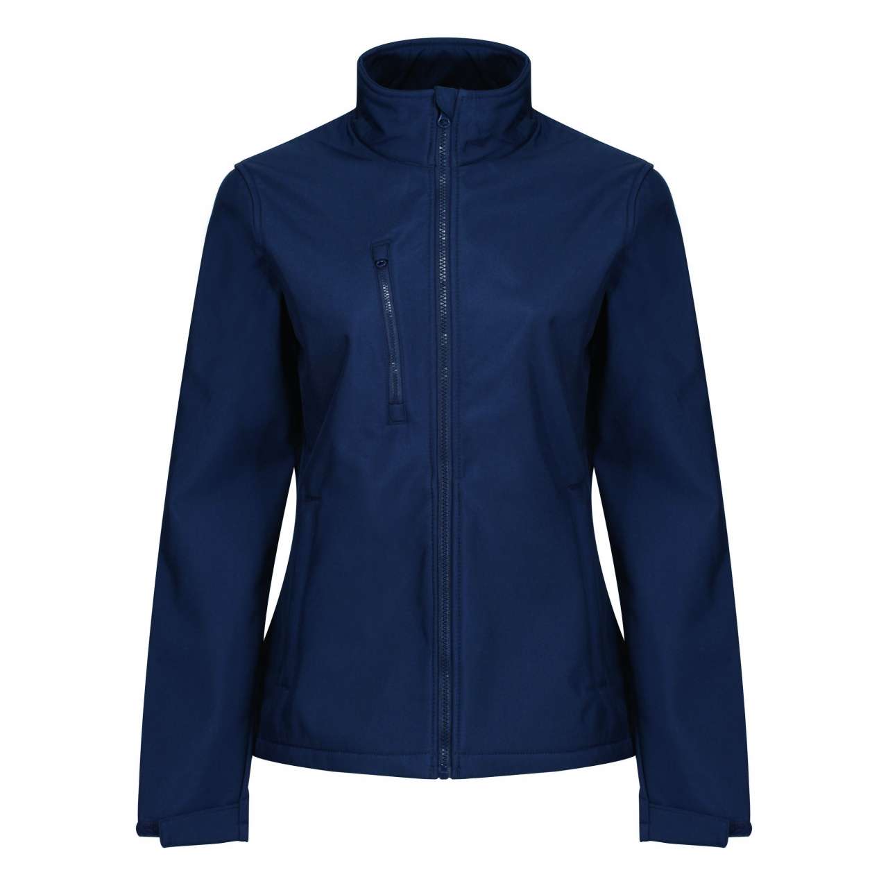 WOMEN'S ABLAZE 3 LAYER PRINTABLE SOFTSHELL JACKET - Navy/Navy - colorimageurl