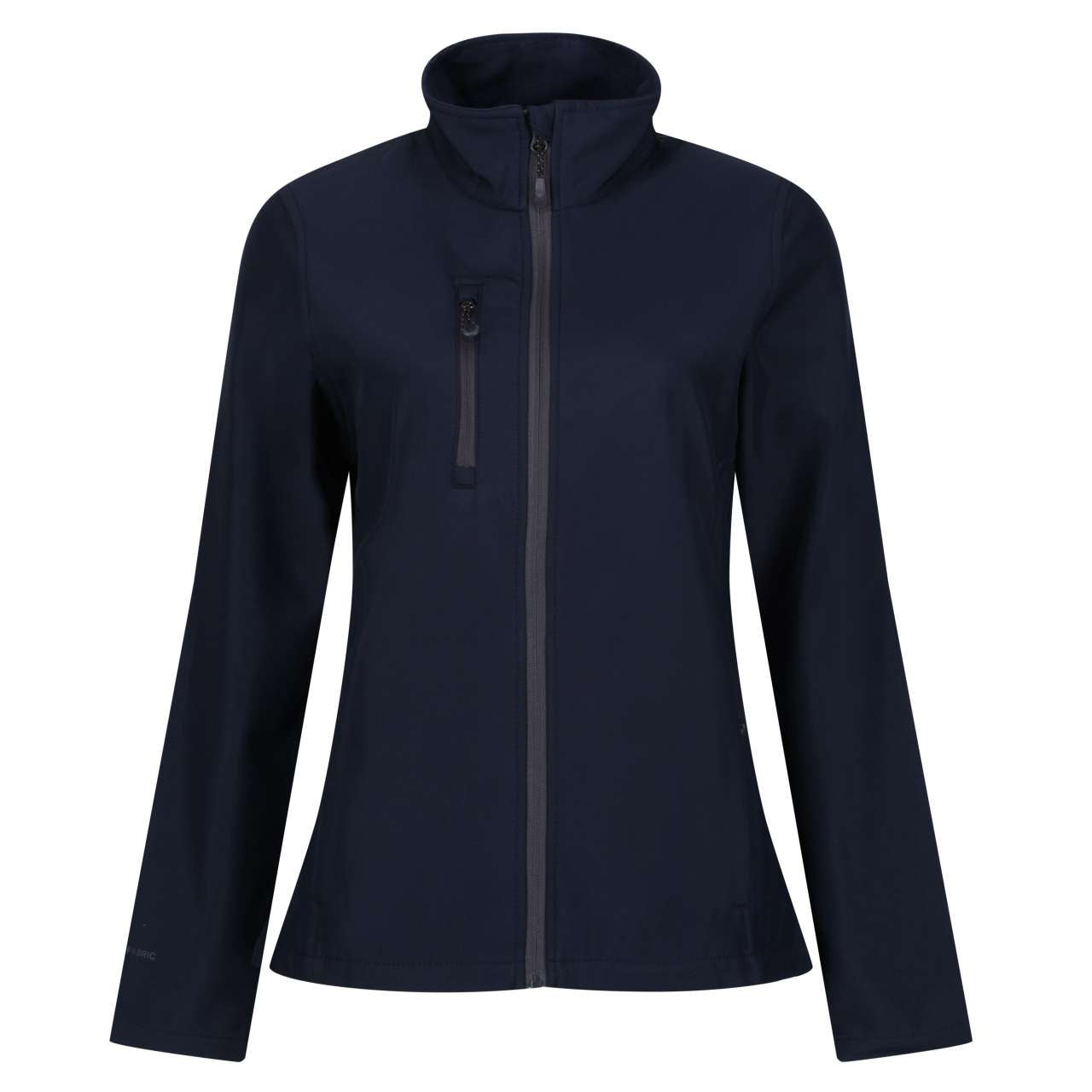 WOMEN'S HONESTLY MADE RECYCLED PRINTABLE SOFTSHELL JACKET - Navy - Main