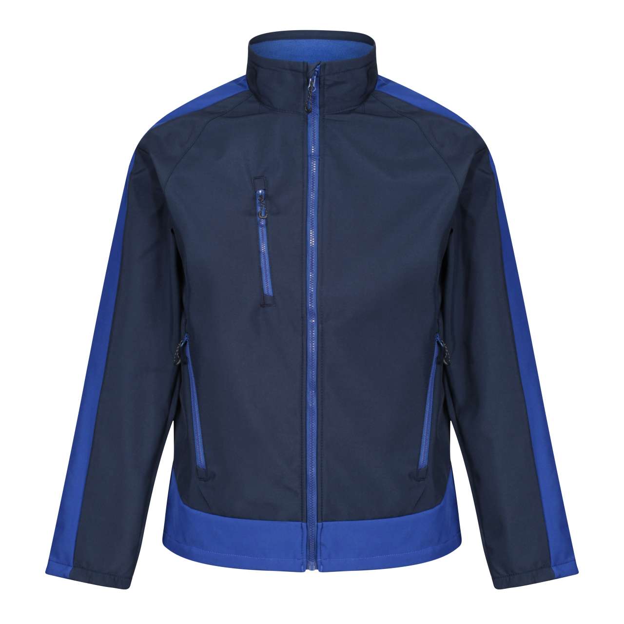 CONTRAST PRINTABLE 3 LAYER SOFTSHELL - Navy/New royal - Main