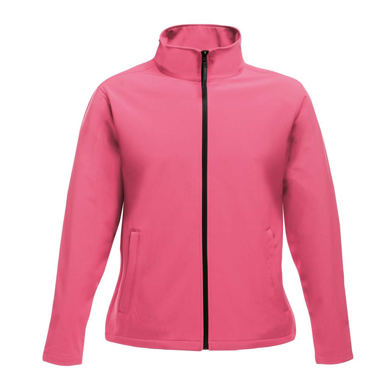 ABLAZE WOMEN'S PRINTABLE SOFTSHELL - Hot Pink/Black - colorimageurl