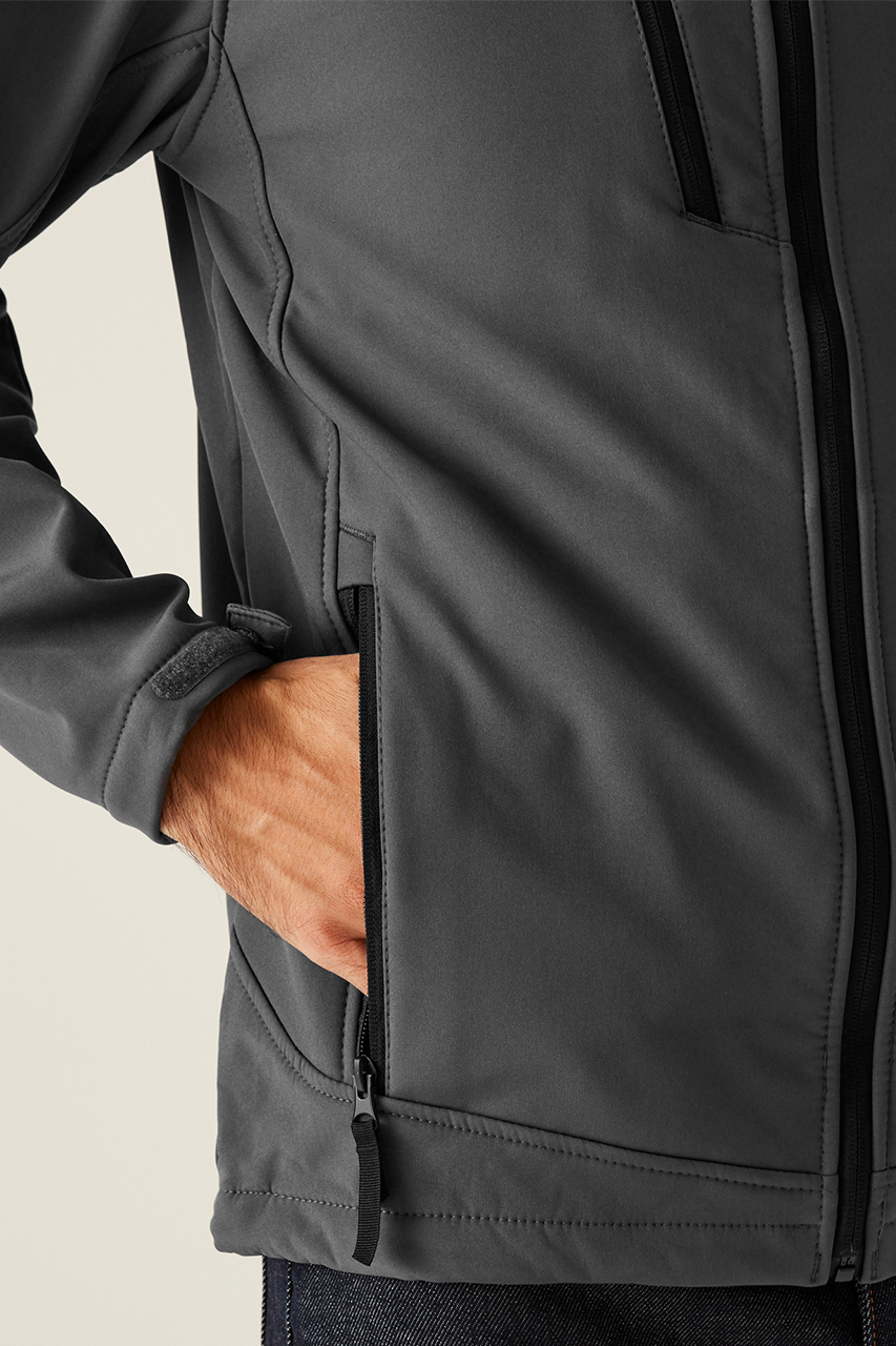 ARCOLA - 3 LAYER MEMBRANE SOFTSHELL - Black/Seal Grey - Additional