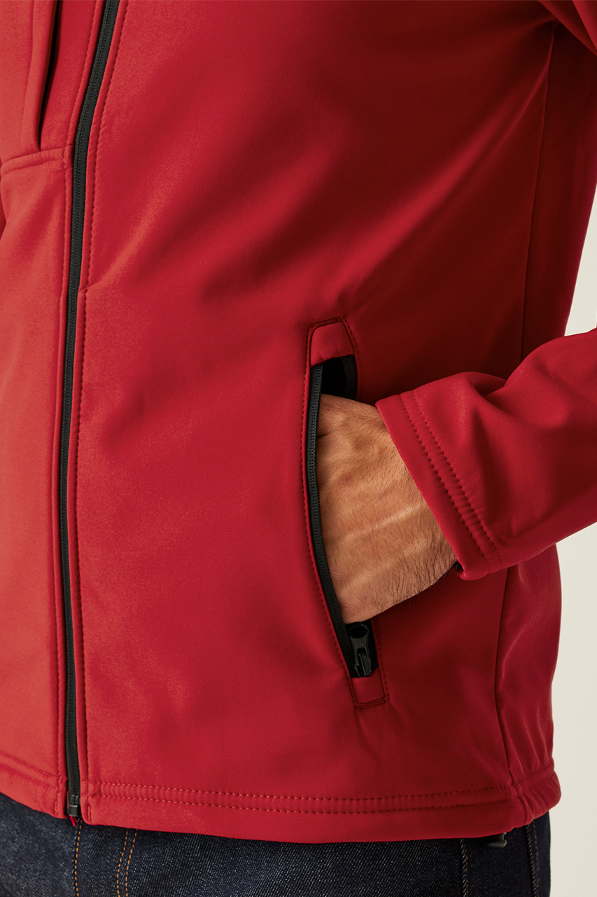 MEN'S OCTAGON II PRINTABLE 3 LAYER MEMBRANE SOFTSHELL - Classic Red/Black - Additional