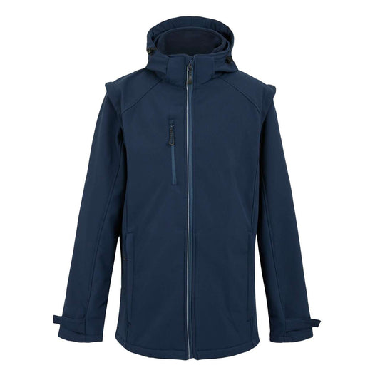 ERASMUS 5-IN-1 SOFTSHELL JACKET - Navy/Navy - colorimageurl