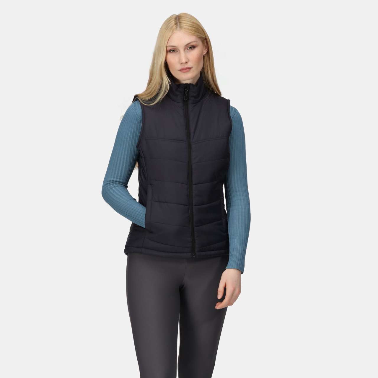 STAGE II WOMEN - INSULATED BODYWARMER - Navy - colorimageurl