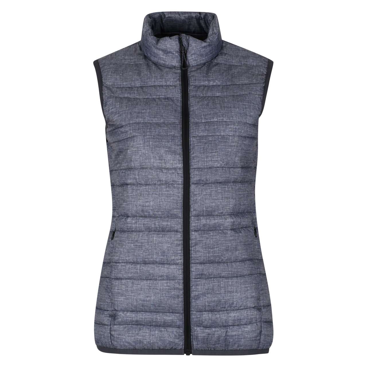 WOMEN'S FIREDOWN DOWN-TOUCH INSULATED BODYWARMER - Grey Marl/Black - colorimageurl
