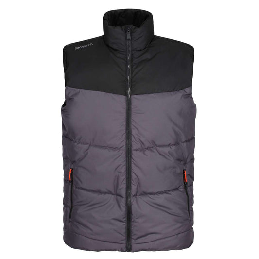 TACTICAL REGIME INSULATED BODYWARMER - Iron/Black - colorimageurl