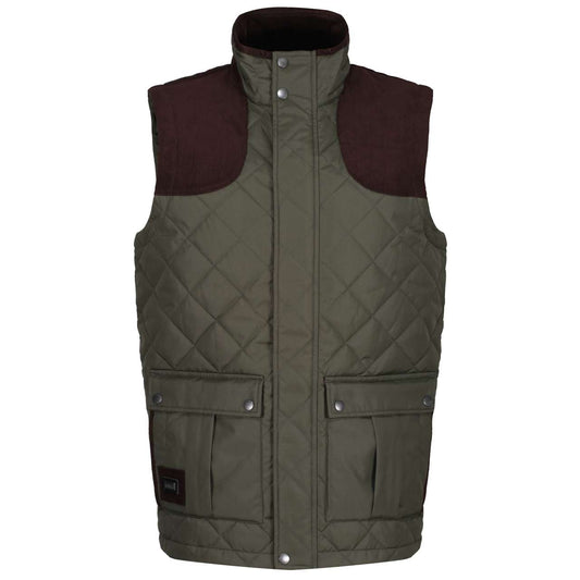 PADBURY INSULATED BODYWARMER - Dark Khaki - colorimageurl