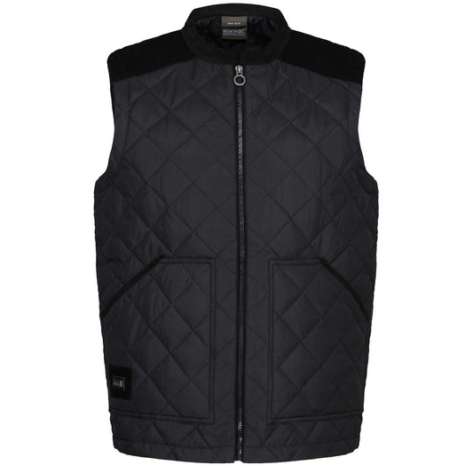 MORETON QUILTED GILET - Black - colorimageurl