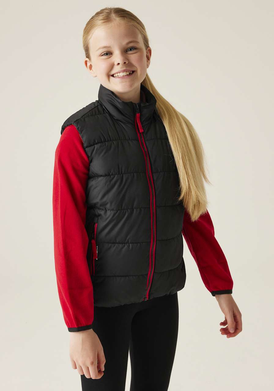 JUNIOR SCHOLAR THERMAL BODYWARMER - Black/Classic Red - modelimageurl