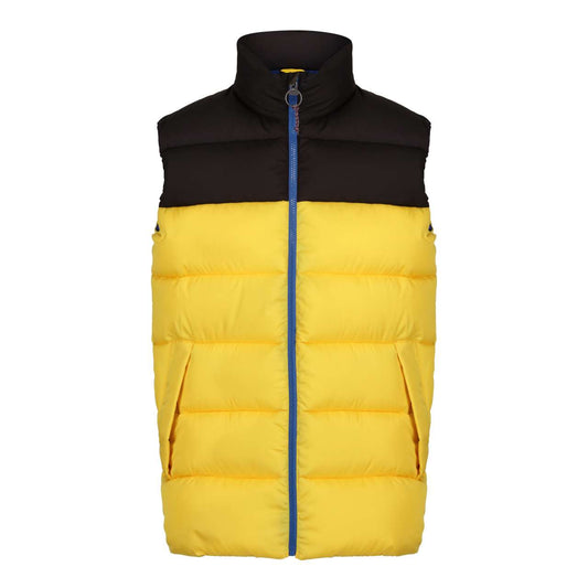 VINTAGE PUFFER VEST - Solar/Black - colorimageurl
