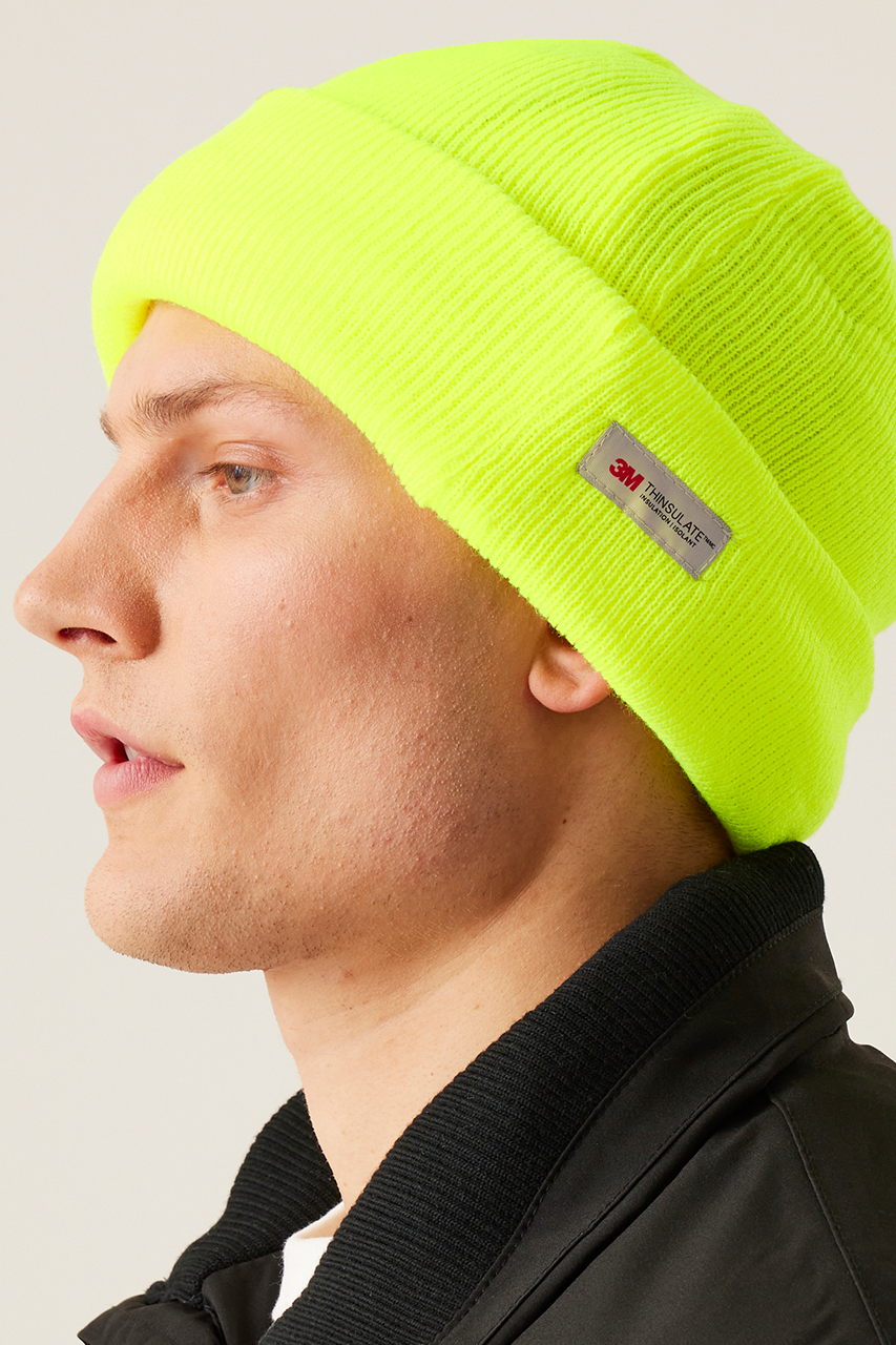 THINSULATE - ACRYLIC HAT - Fluro Orange - modelimageurl