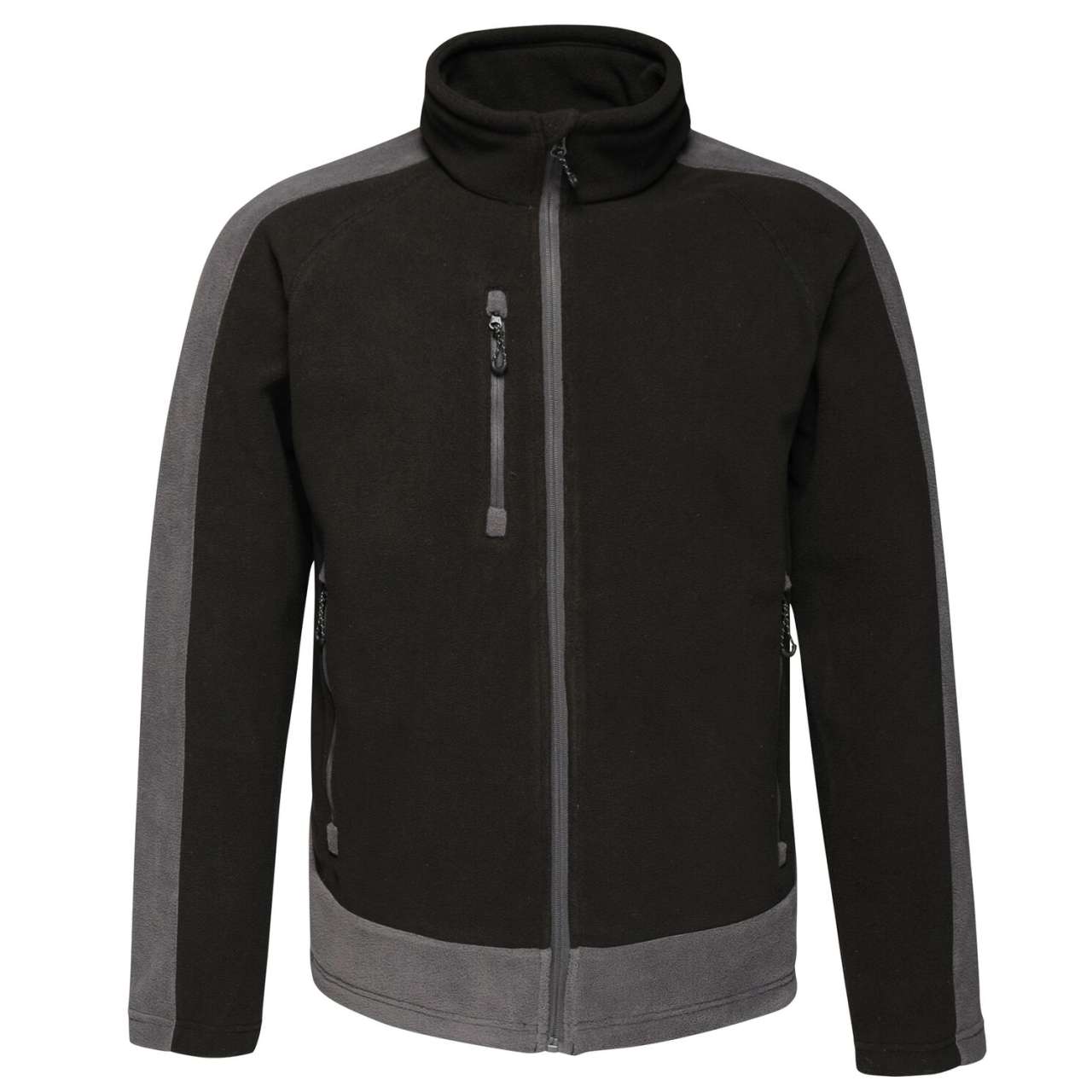 CONTRAST 300 FULL ZIP FLEECE - Black/Seal Grey - Main