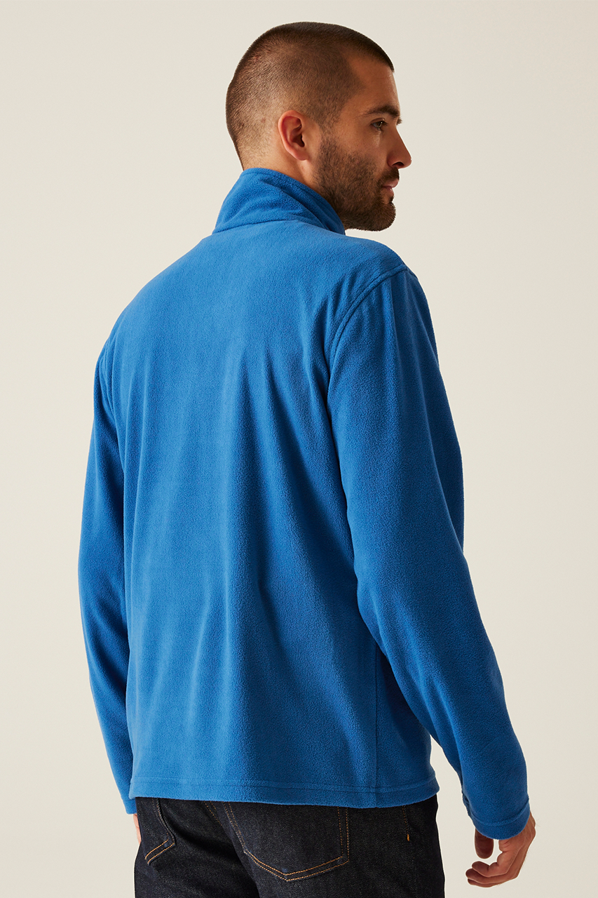 MICRO ZIP NECK FLEECE - Black - Additional