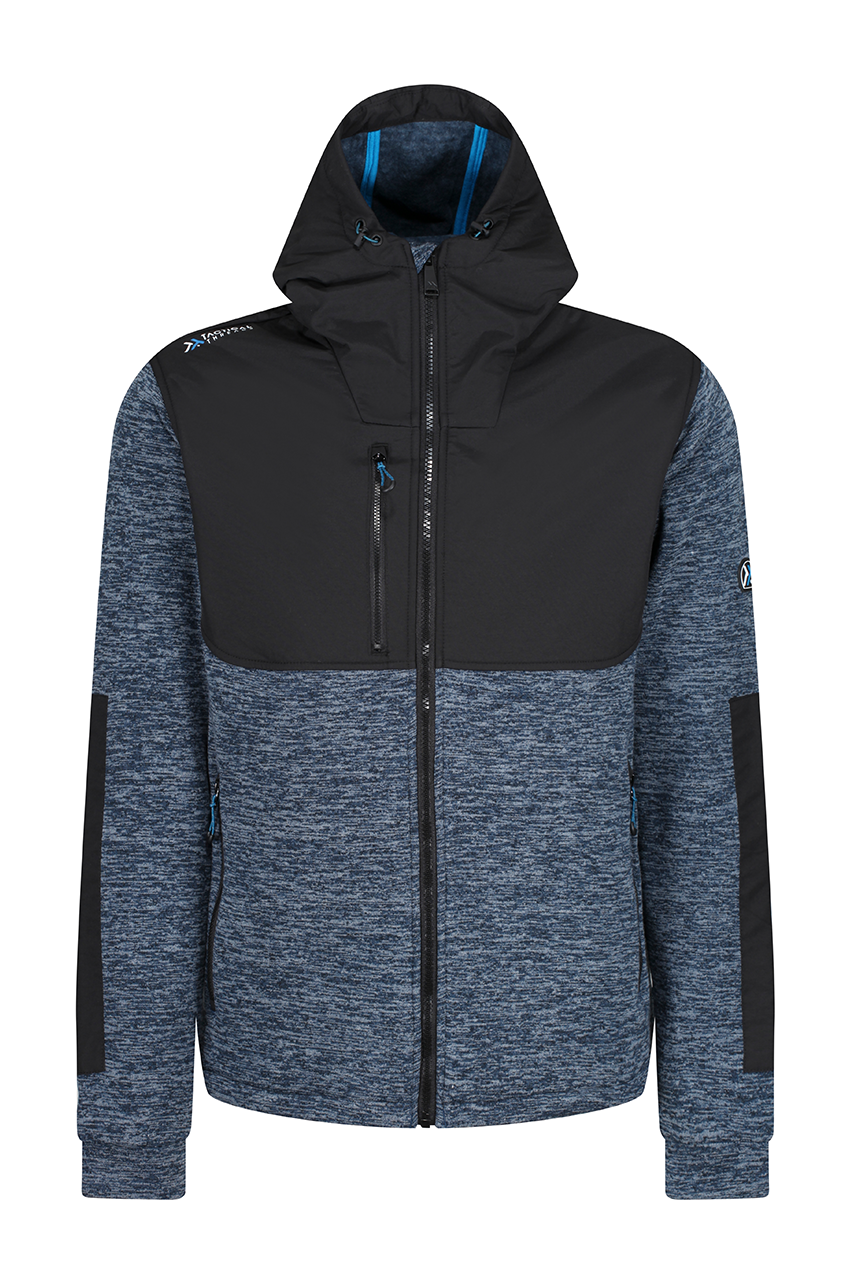 TACTICAL HEIST HYBRID JACKET - Blue Wing Marl/Black - modelimageurl