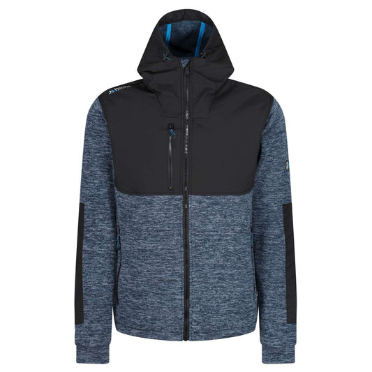 TACTICAL HEIST HYBRID JACKET - Blue Wing Marl/Black - colorimageurl