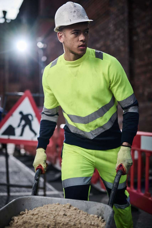 PRO HI-VIS SWEAT TOP - Yellow - Main