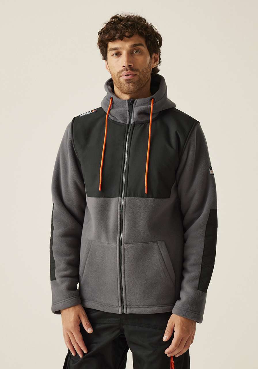 TACTICAL GARRISON HOODED WINTER JKT - Dark Khaki/Black - modelimageurl