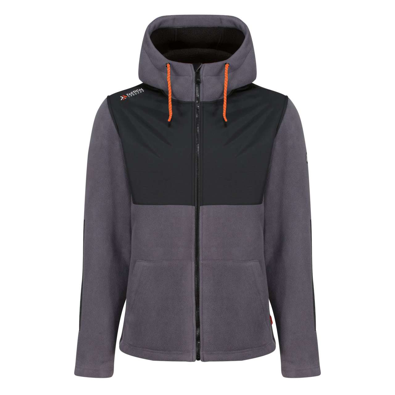 TACTICAL GARRISON HOODED WINTER JKT - Iron/Black - colorimageurl