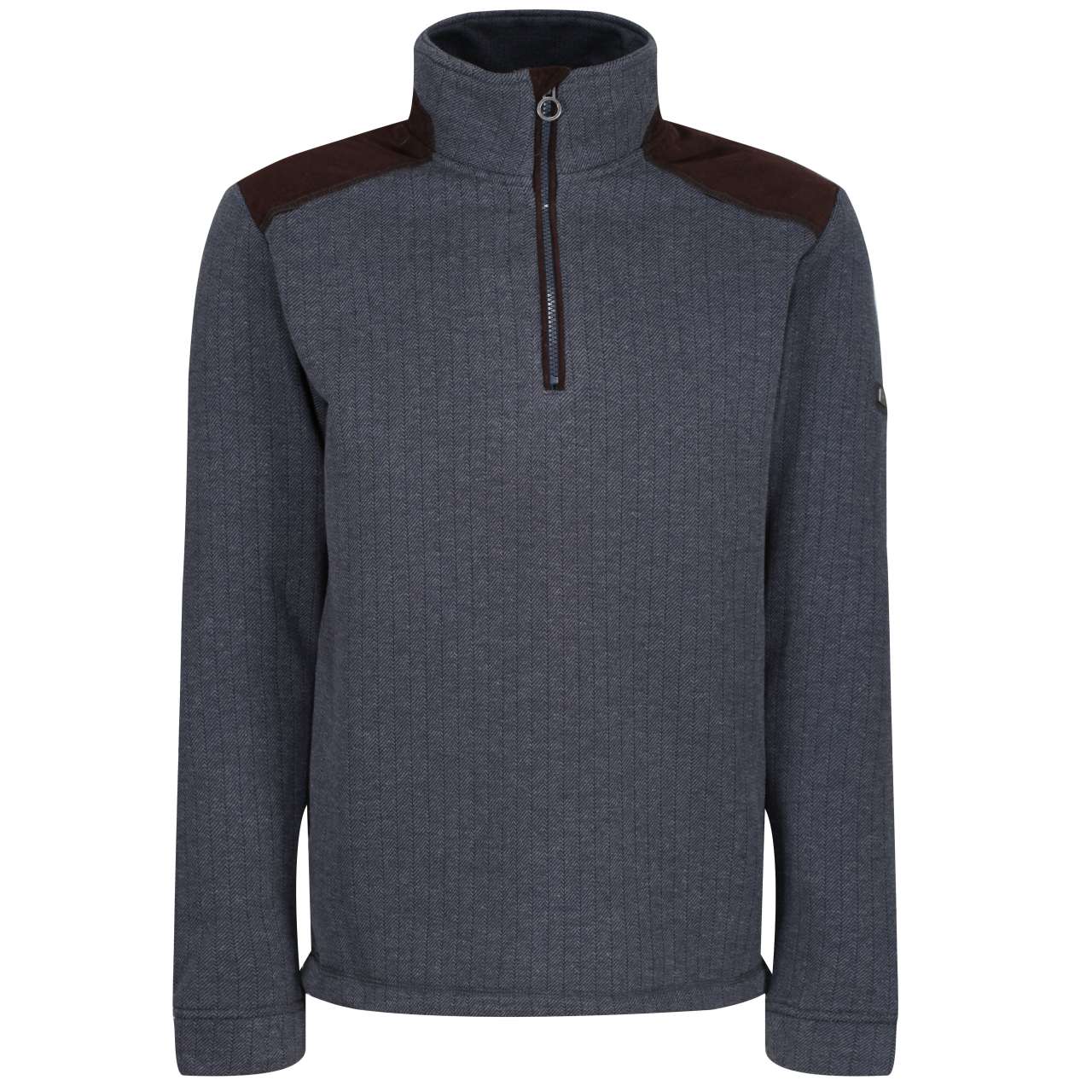 HOLBECK HALF ZIP FLEECE - Navy - colorimageurl