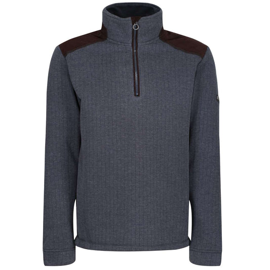HOLBECK HALF ZIP FLEECE - Navy - colorimageurl