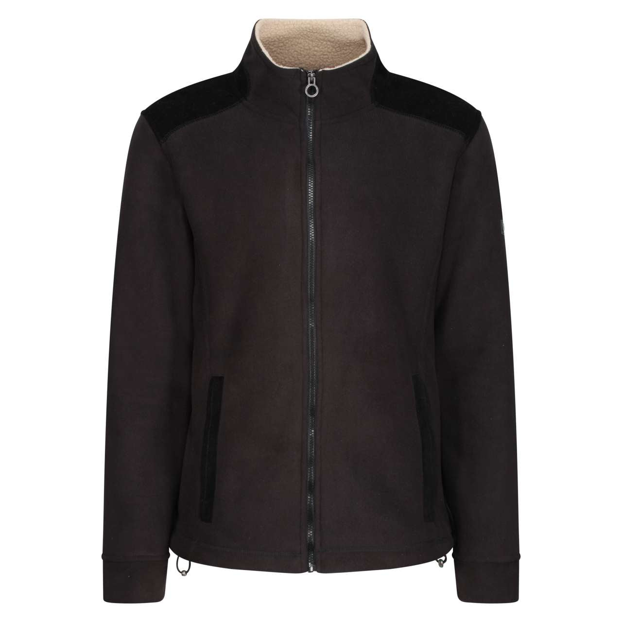 FAVERSHAM FULL ZIP FLEECE - Black - colorimageurl