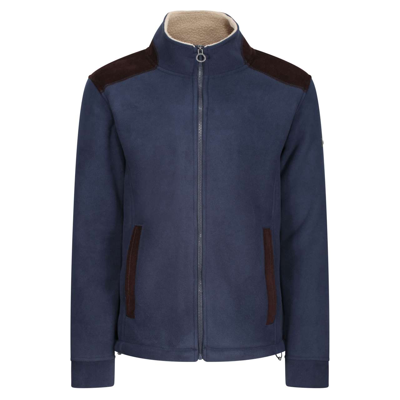 FAVERSHAM FULL ZIP FLEECE - Navy - colorimageurl
