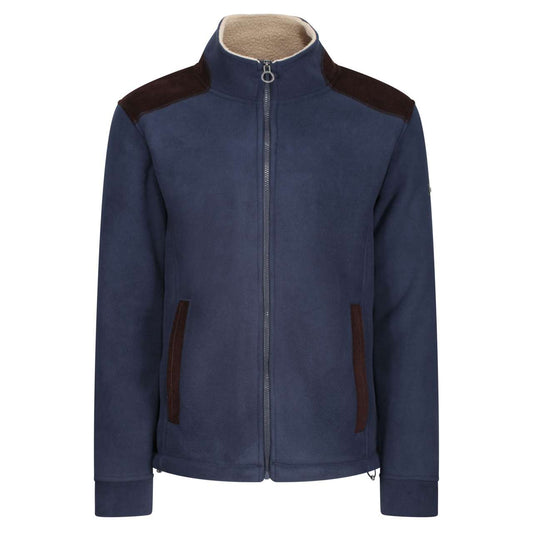 FAVERSHAM FULL ZIP FLEECE - Navy - colorimageurl