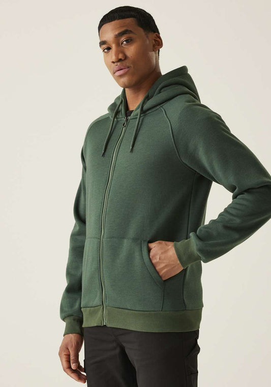 PRO FULL ZIP HOODIE - Dark Green - modelimageurl