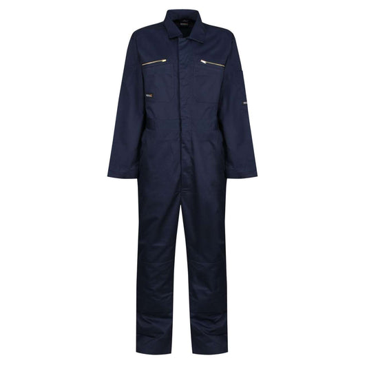 PRO ZIP FASTEN COVERALL - Navy - colorimageurl