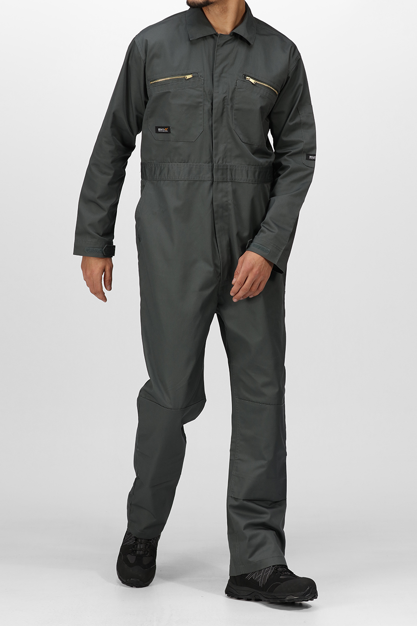 PRO ZIP FASTEN COVERALL - Classic Red - modelimageurl