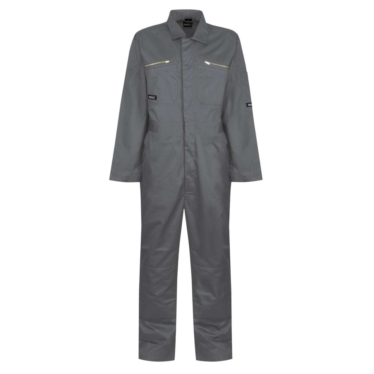 PRO ZIP FASTEN COVERALL - Seal Grey - colorimageurl