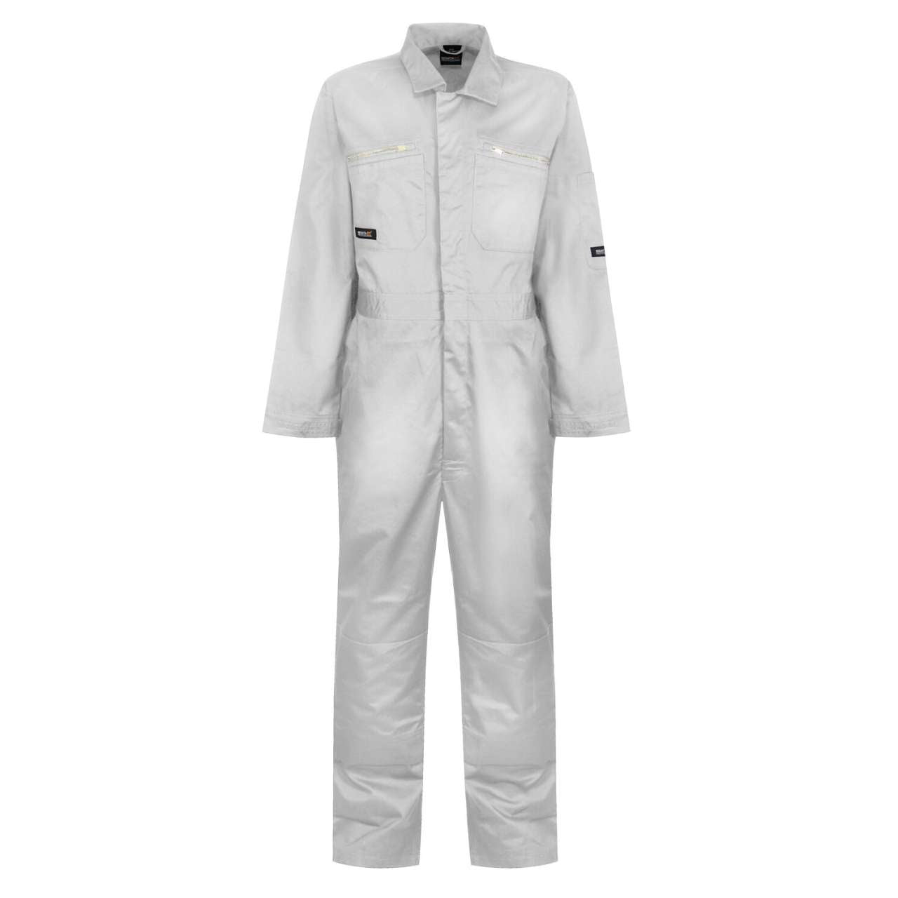 PRO ZIP FASTEN COVERALL - White - colorimageurl