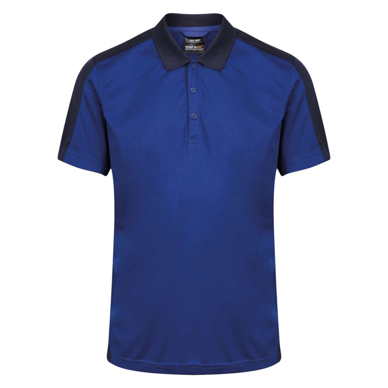 CONTRAST QUICK WICKING POLO SHIRT - New Royal/Navy - Main