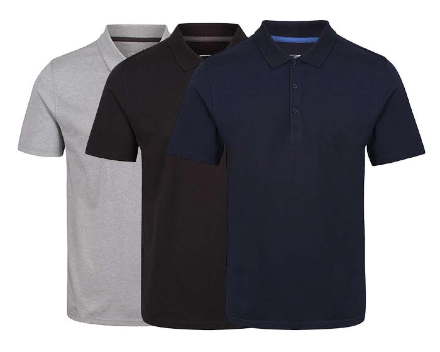 ESSENTIALS 3 PACK POLO SHIRT - Assorted - Main